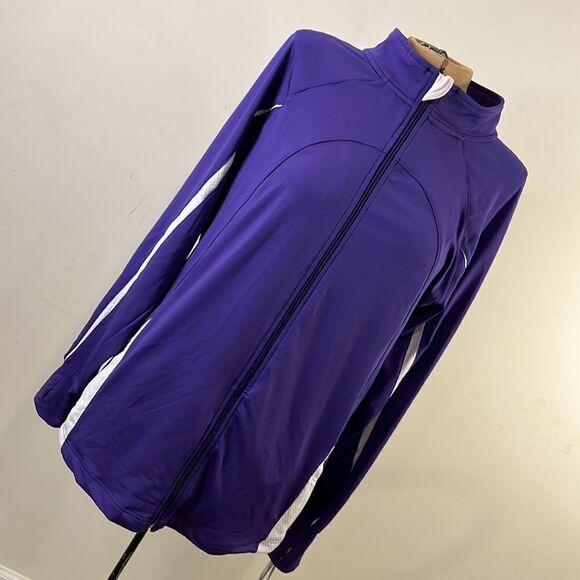 NWT Mizuno Purple with White Trim Athletic Jacket - Size XL - Picture 3 of 14